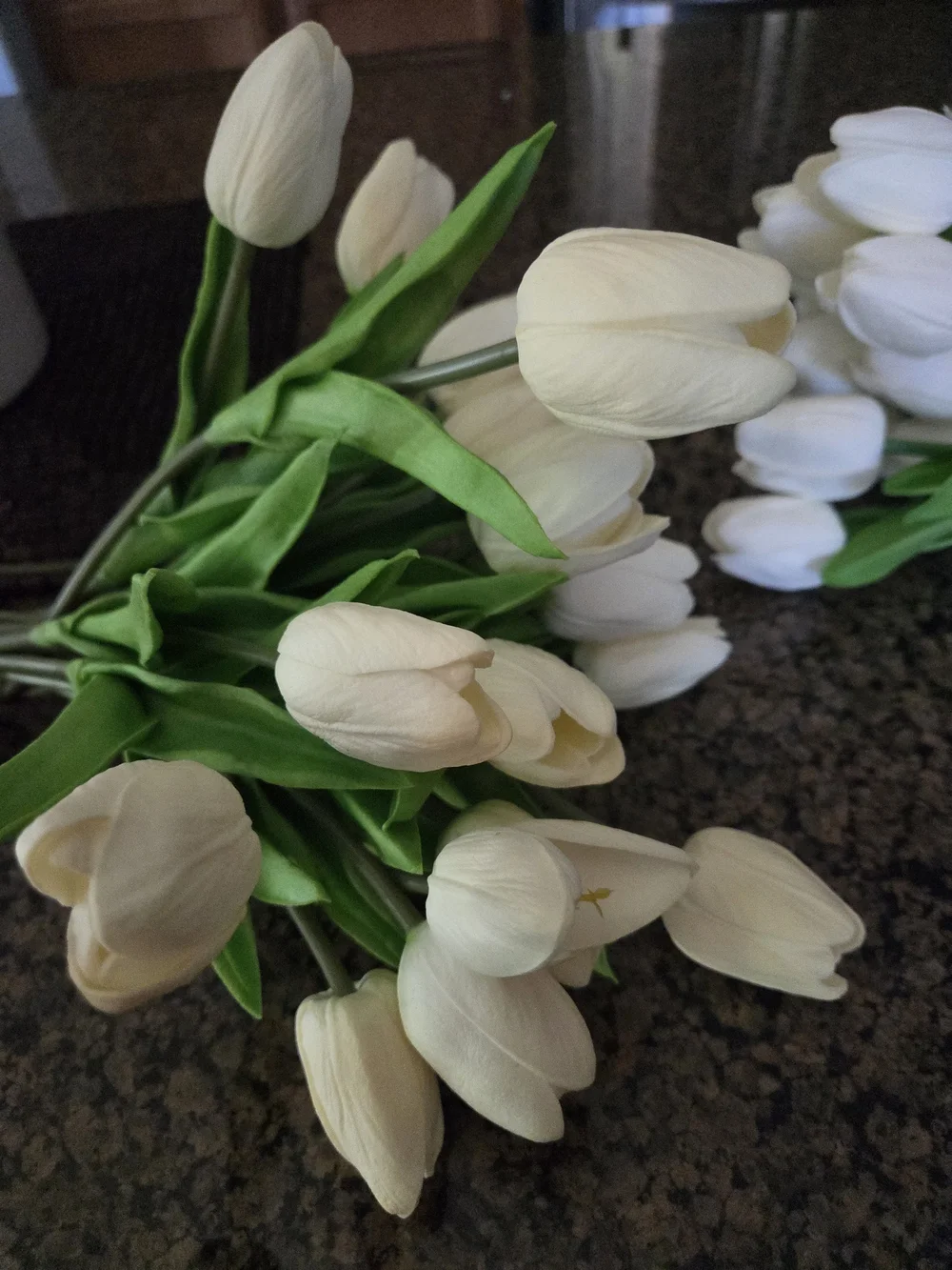 Bundle White Artificial Tulip Bouquet - Home Accents